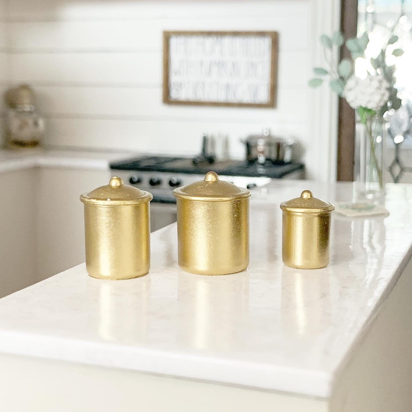 Gold Canister Set