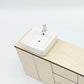 Square Sink with Faucet
