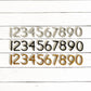 House Numbers, Modern