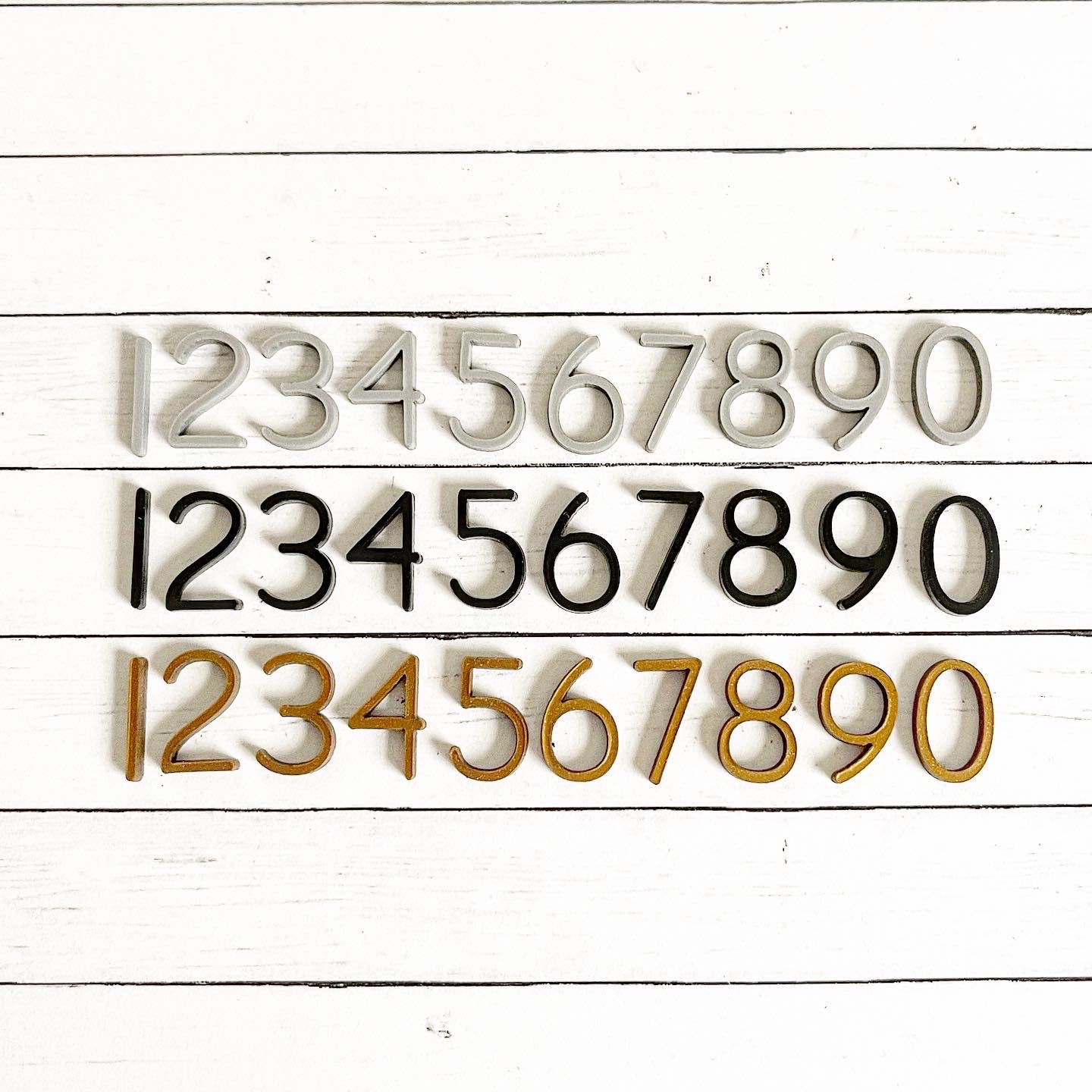House Numbers, Modern