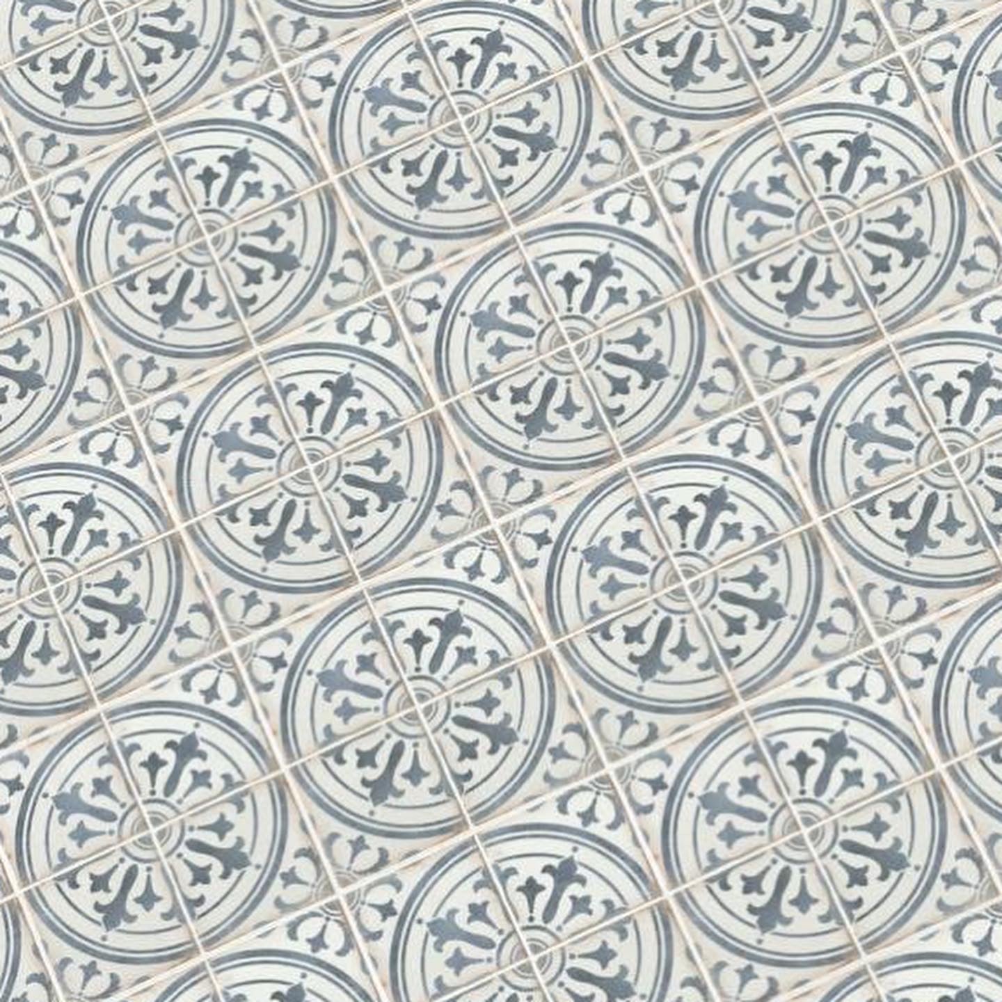 Blue and White Tile
