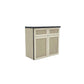Double Lower Cabinet with Doors, Shaker