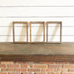 Frames, Stained Set of 3 Large
