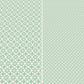 Modern Mint and White Paper Tile