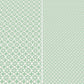 Modern Mint and White Paper Tile