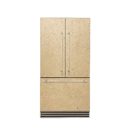 Vintage Fridge with One Drawer