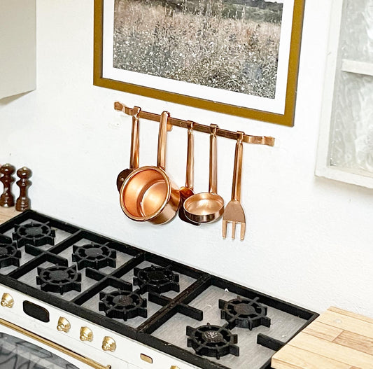 Copper Pot Rack