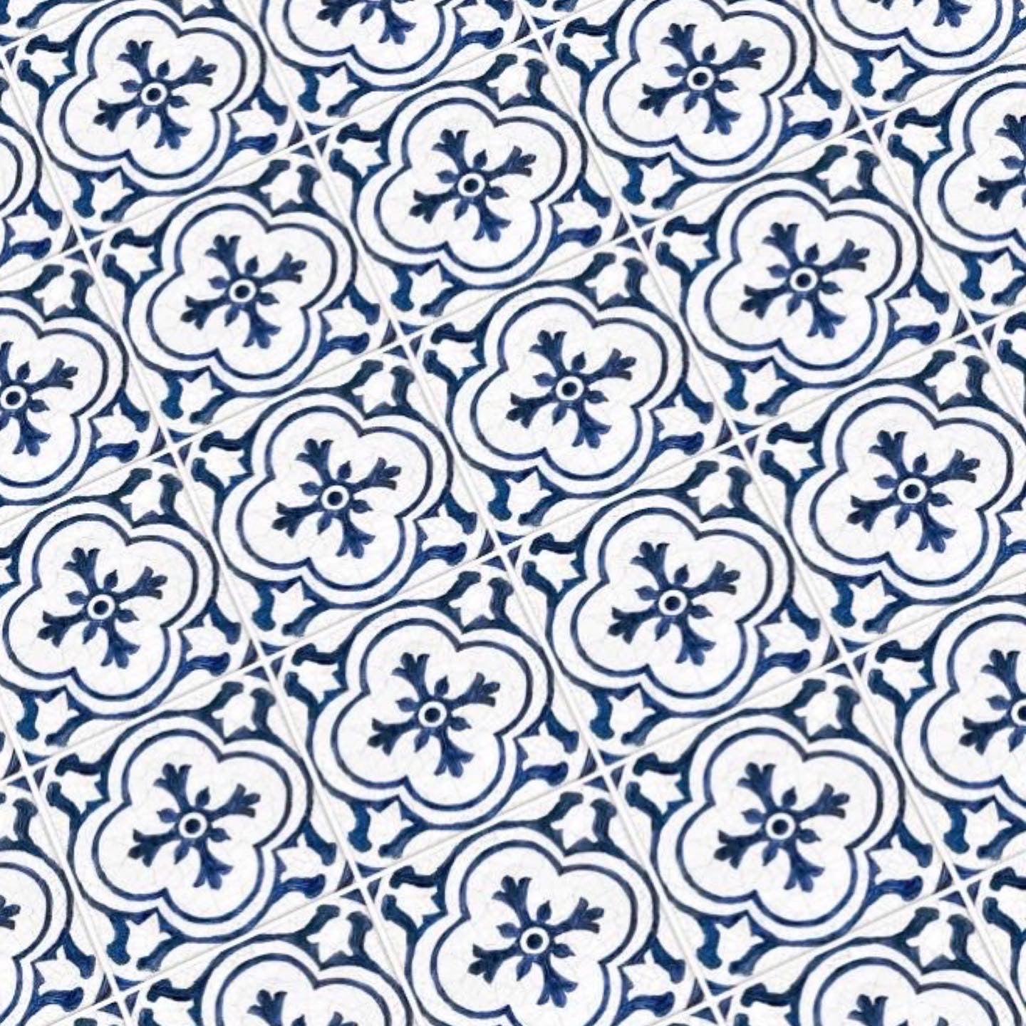 Blue and White Tile