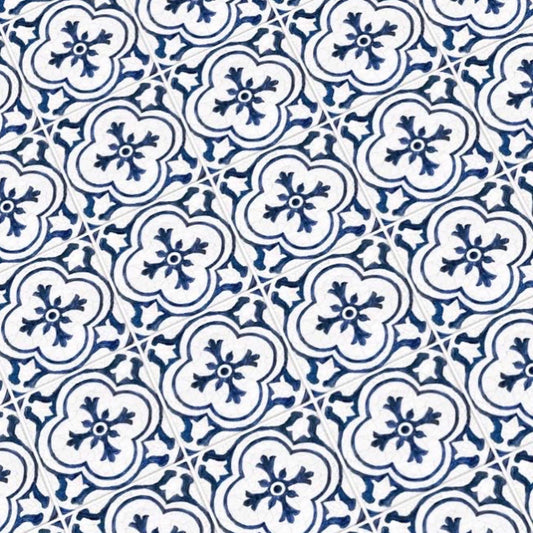 Blue and White Tile
