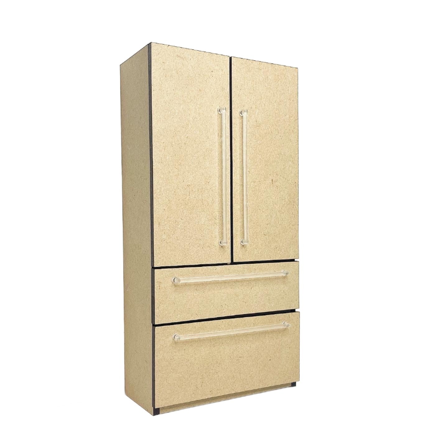 Modern Fridge with Two Drawers