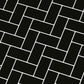 Black Herringbone Subway Paper Tile