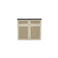 Double Lower Cabinet with Doors, Shaker