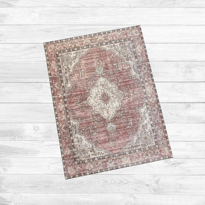 Shabby Chic Mauve Rug or Runner
