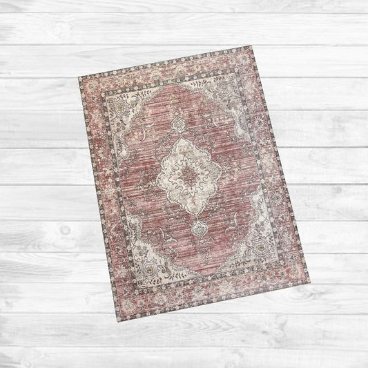 Shabby Chic Mauve Rug or Runner