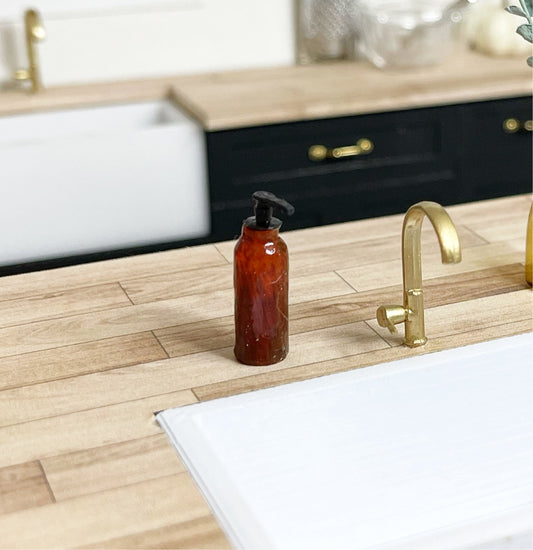 Amber Soap Dispenser