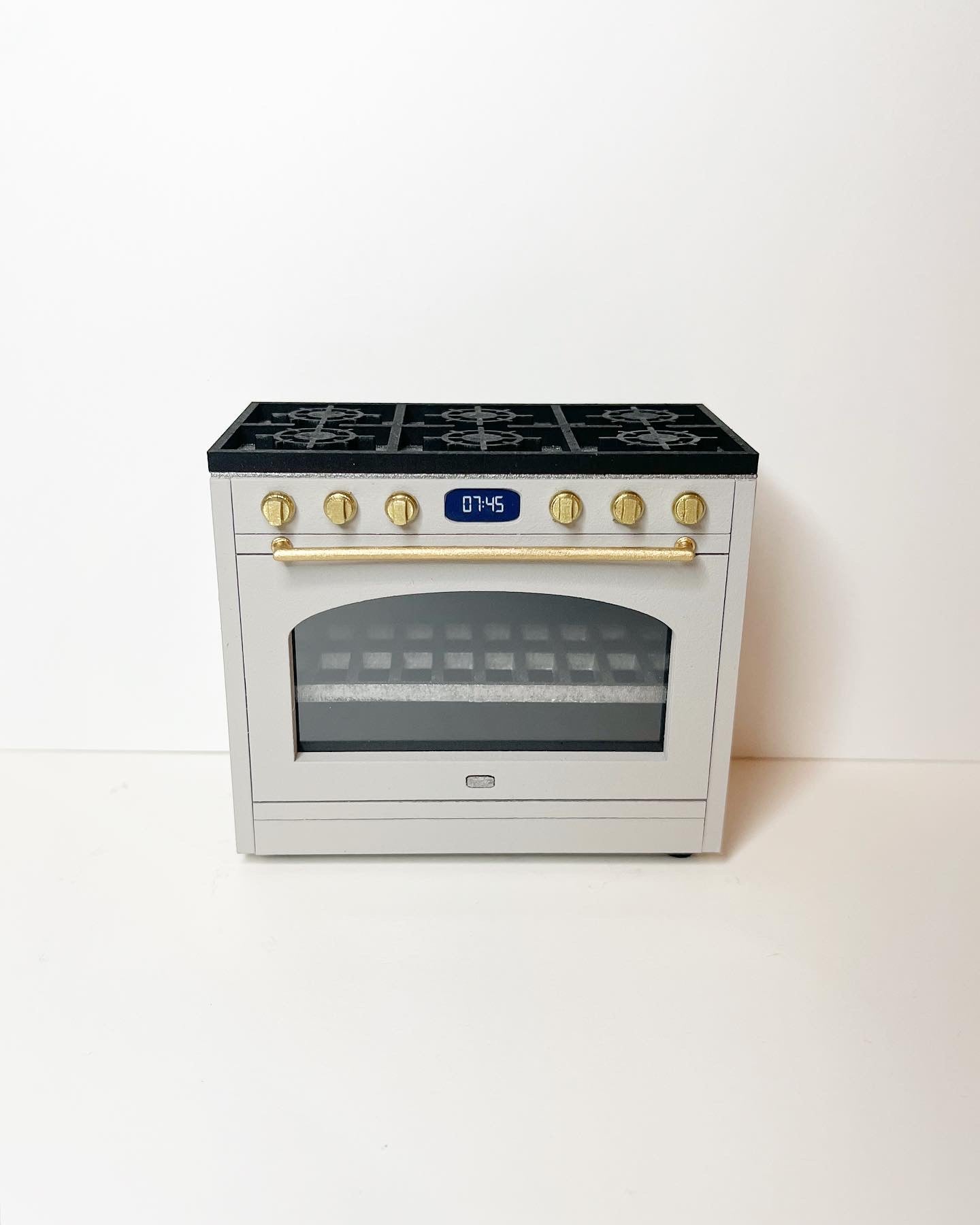 Custom Painted Stove | Grey