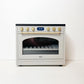 Custom Painted Stove | Grey