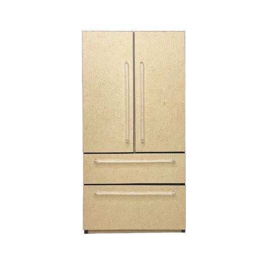 Modern Fridge with Two Drawers