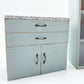 Custom Painted Vanity and Cabinet