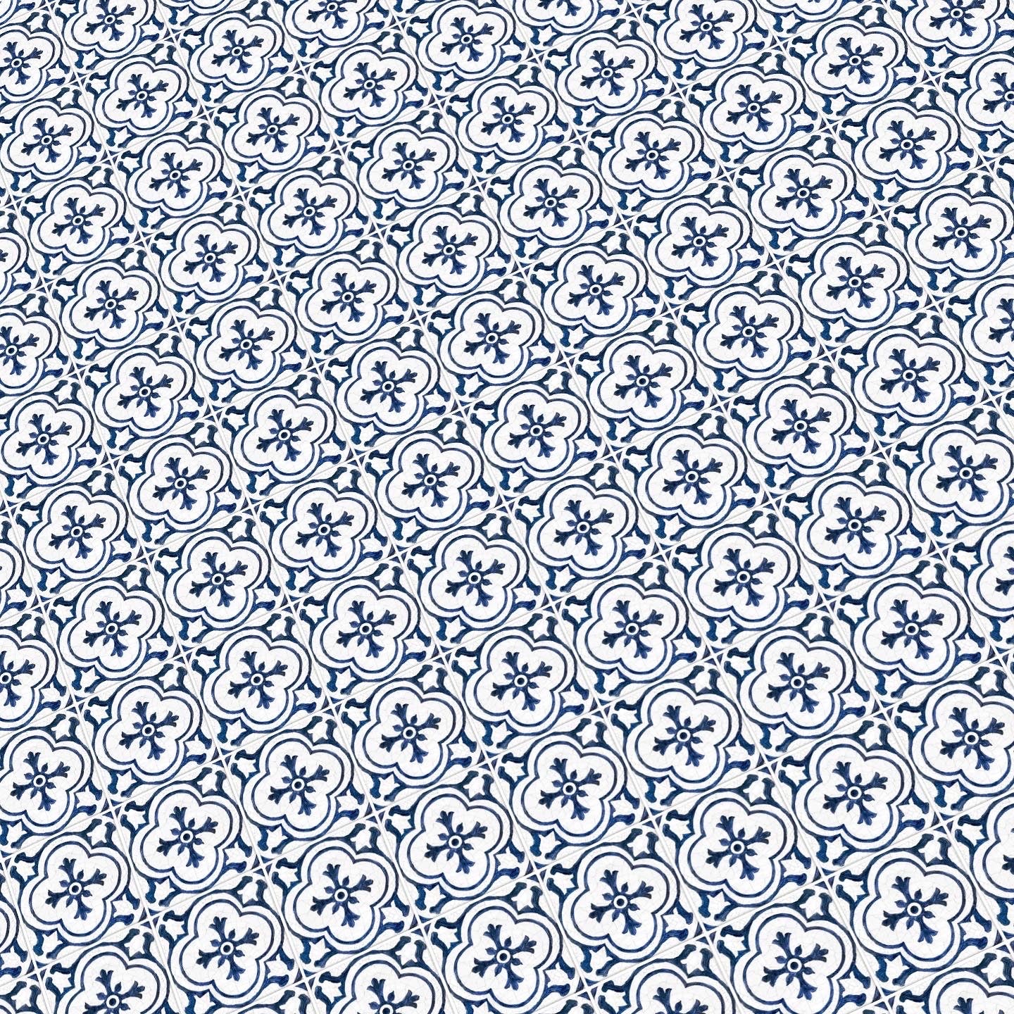 Blue and White Tile