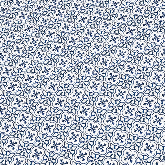 Blue and White Tile (1/2 inch)