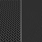 Black Herringbone Subway Paper Tile
