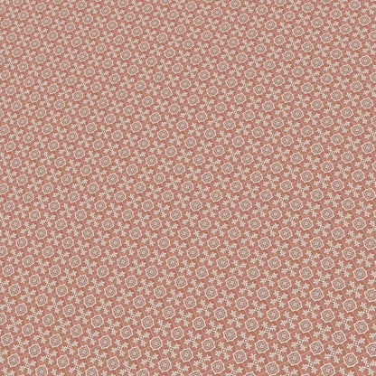 Rusty Red and Cream Paper Tile