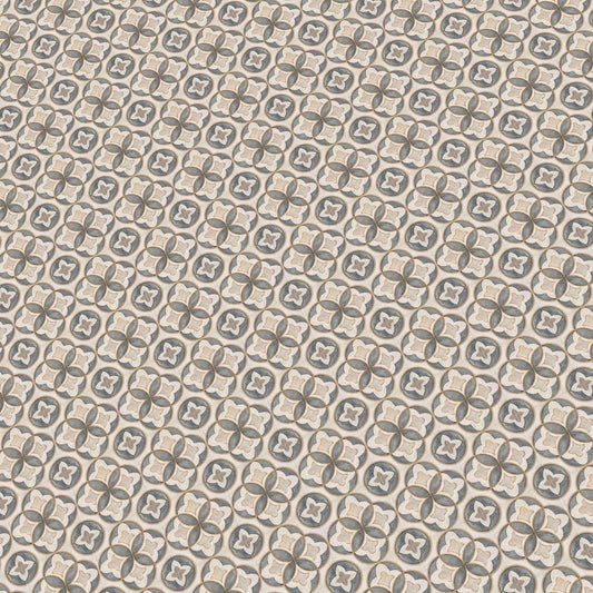 Periwinkle and Cream Tile (1/2 inch)