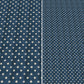 Navy Blue Modern Star Paper Tile
