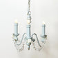 Powder Blue Chandelier, Battery Operated