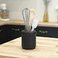 Black Utensil Holder