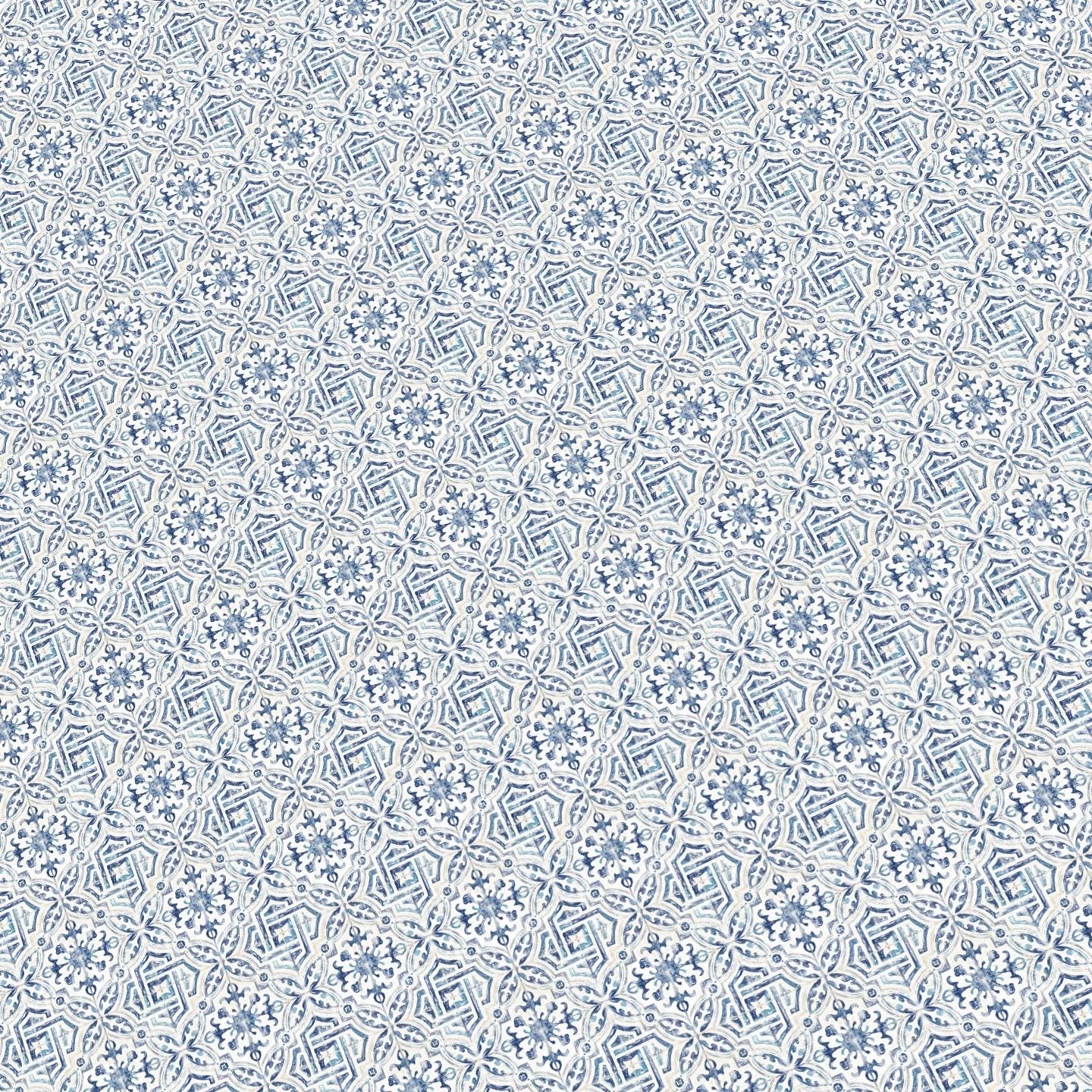 Modern Blue and White Paper Tile