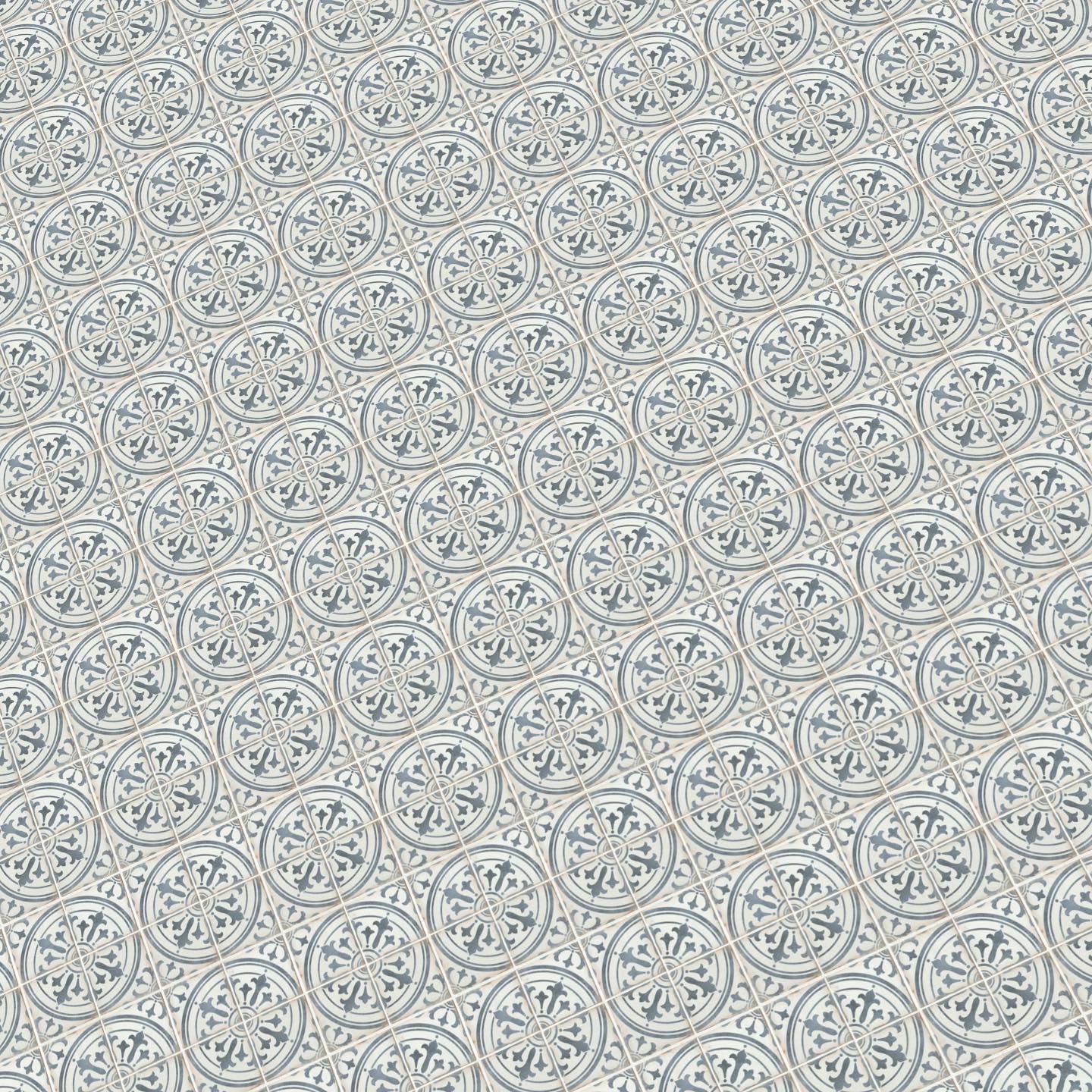 Blue and White Tile