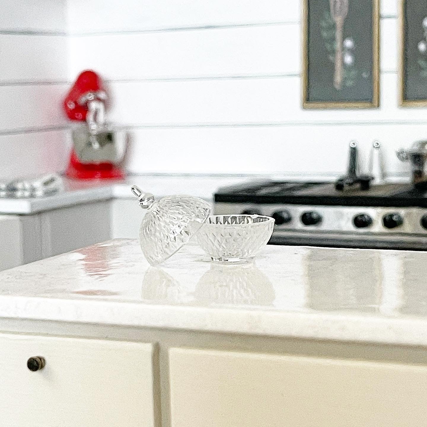 Clear Round Candy Dish
