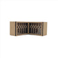 Corner Upper Half Cabinet, Leaded Glass