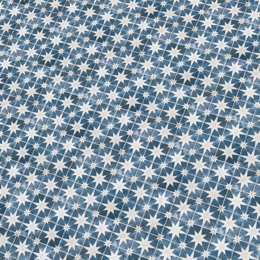 Blue and White Tile (1/2 inch)