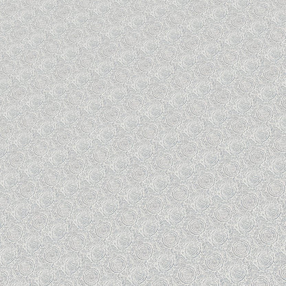 Blue and Cream Floral Wallpaper