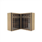 Corner Upper Cabinet, Leaded Glass