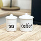 Tea and Coffee Canister Set