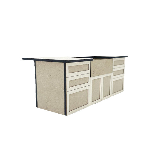 Large Island with Sink, Shaker