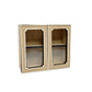 Double Upper Cabinet, French Country
