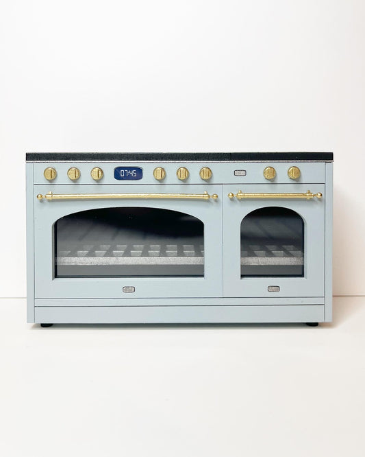 Custom Painted Stove | Powder Blue