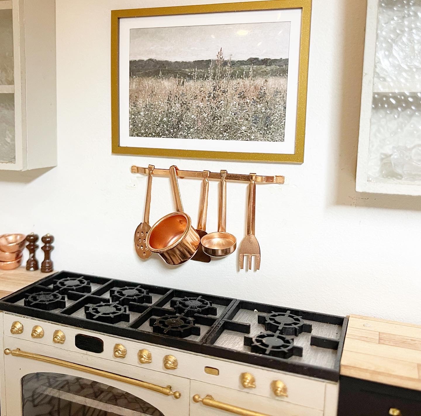 Copper Pot Rack