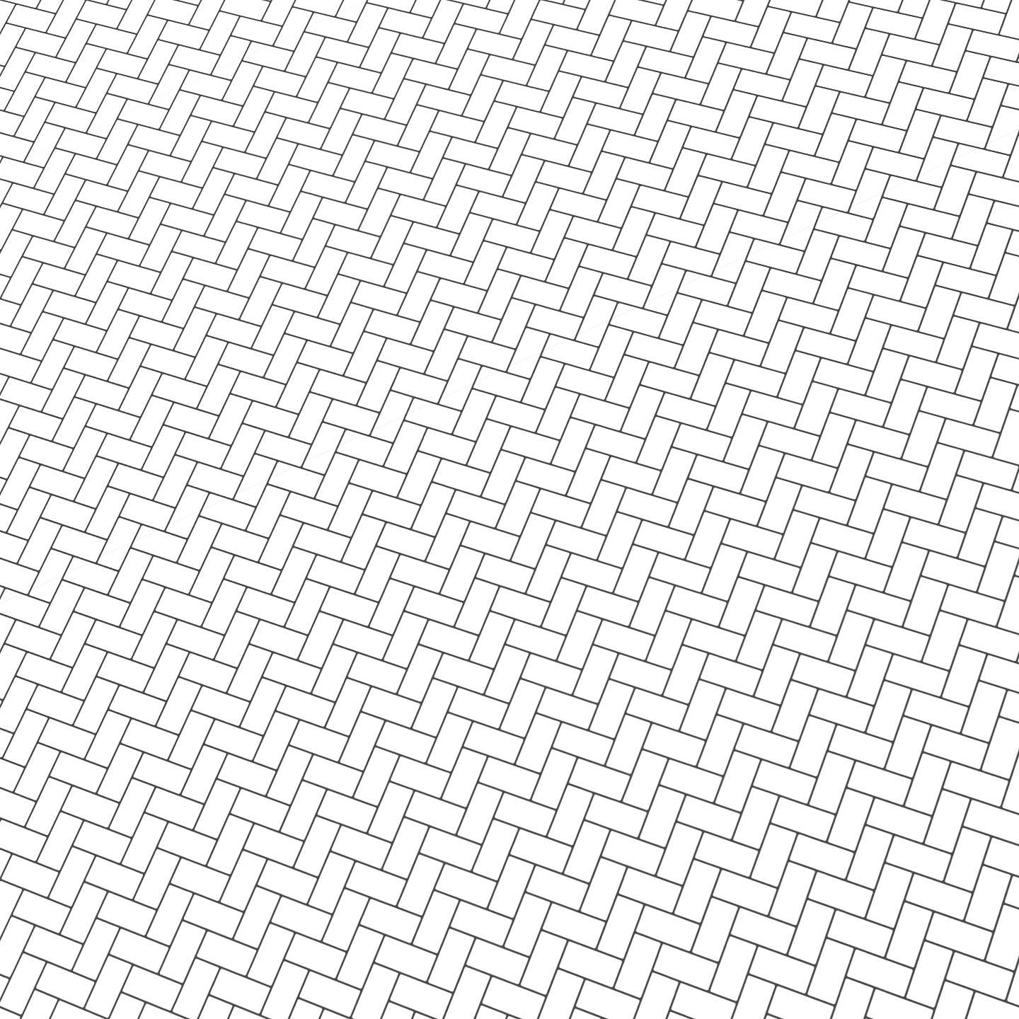 White Herringbone Subway Paper Tile