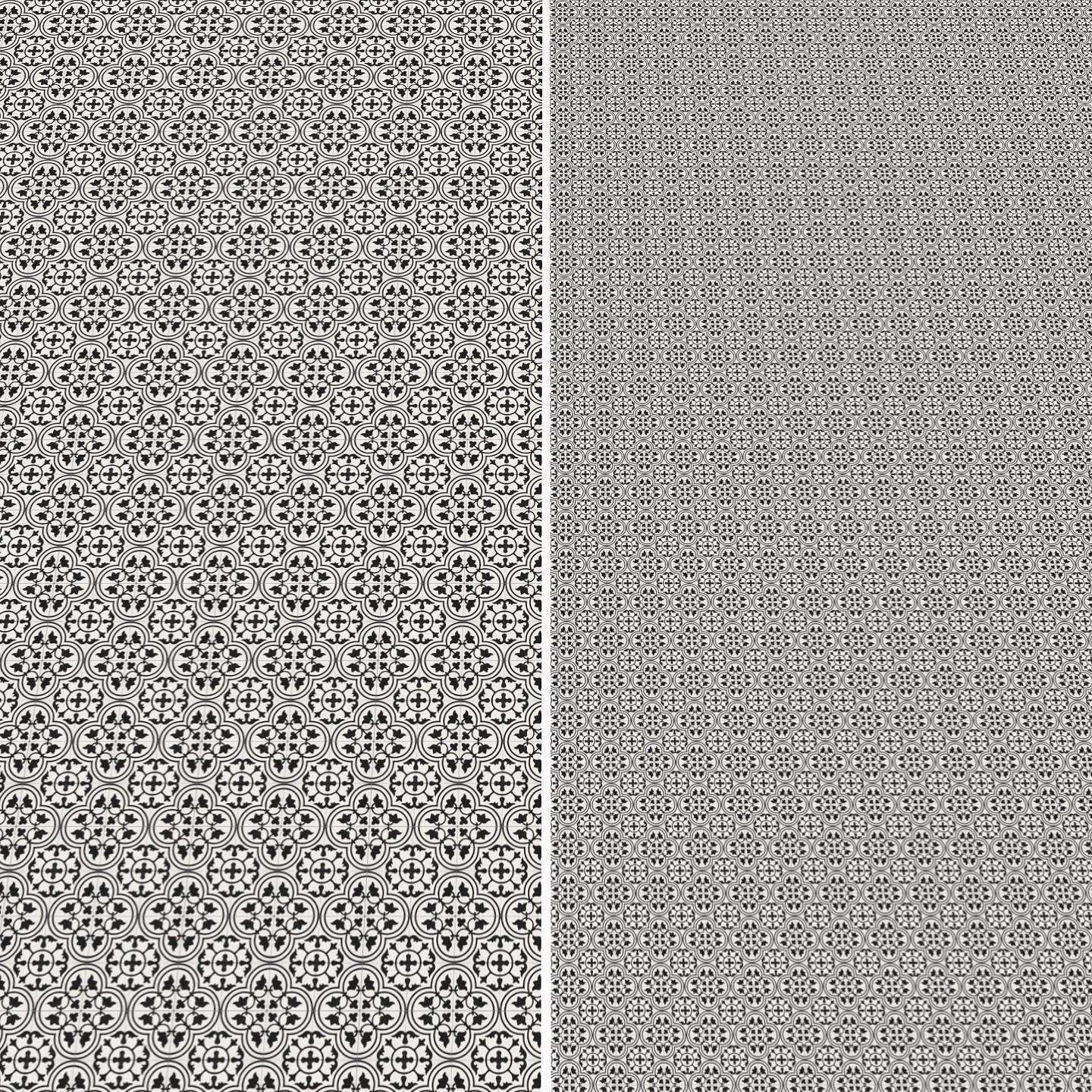 Black and White Tile