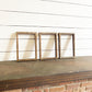 Frames, Stained Set of 3 Large