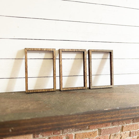 Frames, Stained Set of 3 Large