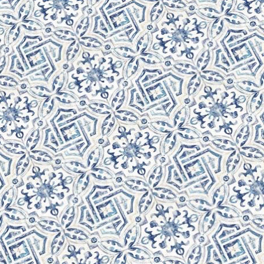 Blue and White Tile