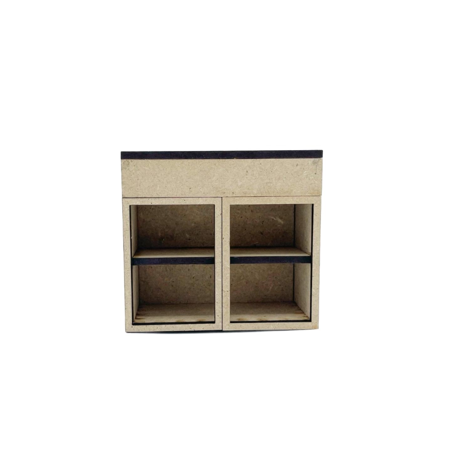 Single Vanity, Open Doors