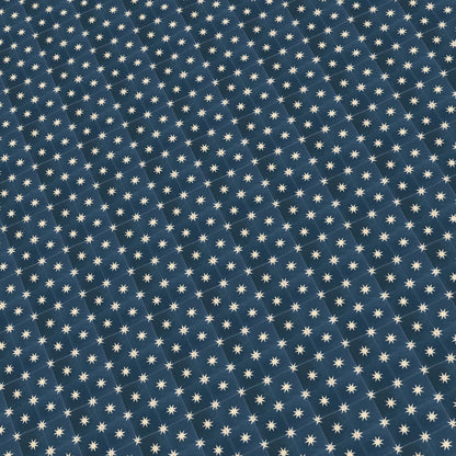 Navy Blue Modern Star Paper Tile